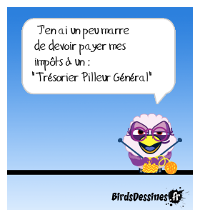 En espérant que les impôts t'iront ...