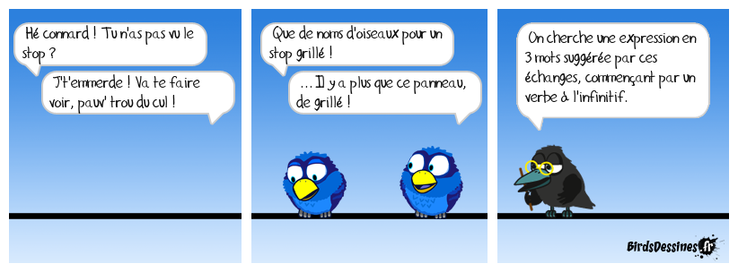 Verbidouillage n° 726 (expression française n° 430)