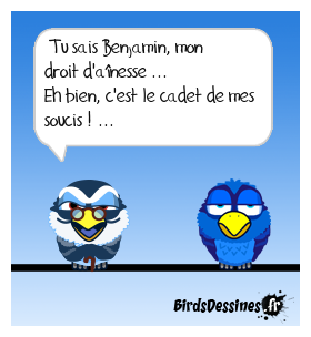 L'ascendant porte souvent un dentier ...