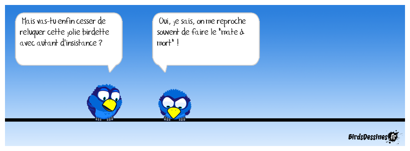 Heureusement, il n'a pas le regard qui tue !