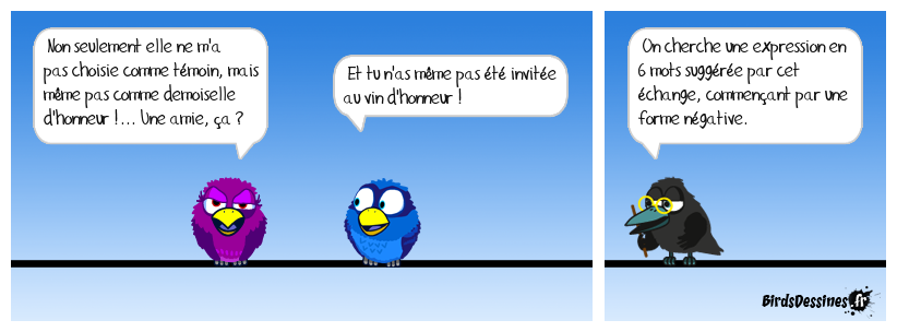 Verbidouillage n° 733 (expression française n° 437)