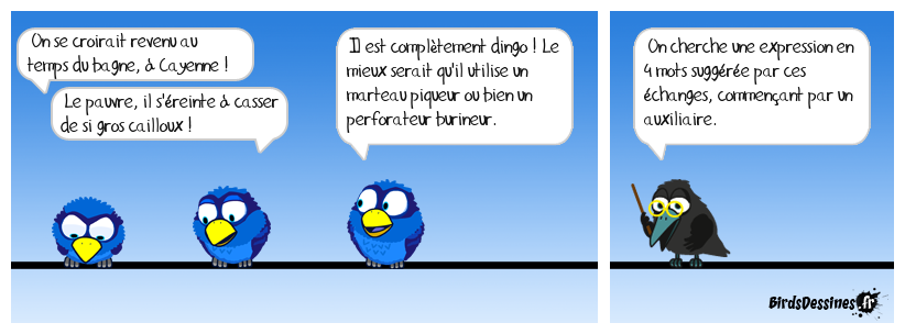 Verbidouillage n° 734 (expression française n° 438)