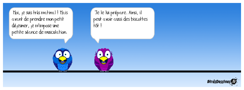 Je ne vais pas vous en faire des tartines !