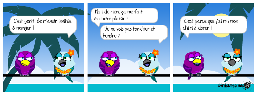 Expression d'amour chez les cannibales.