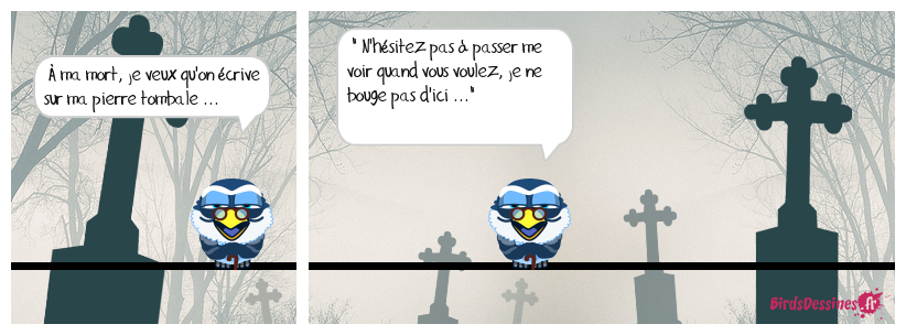 quand t'es mort tu erres ...