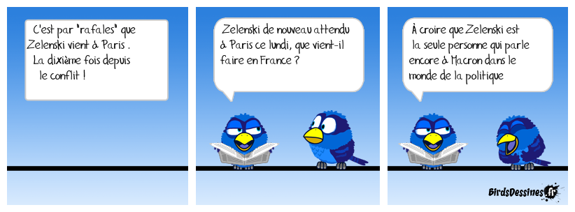 Macron reçoit Zelensky en 