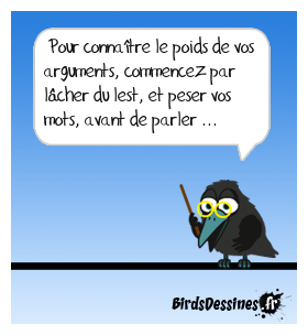 Un argument de poids ...