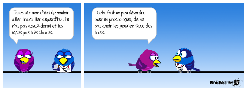 Il est dans la lune.