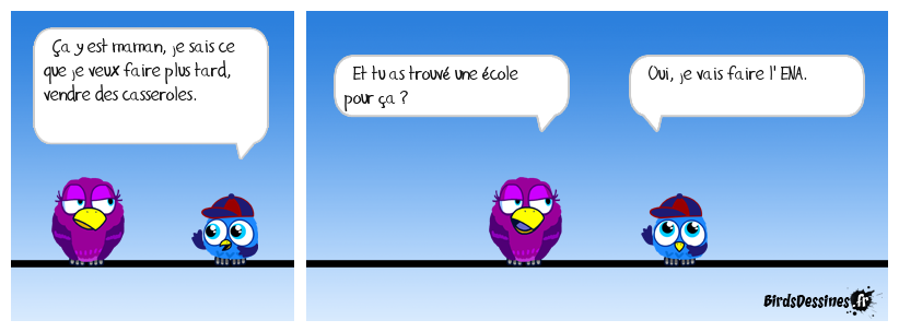 Poêle dans la main.