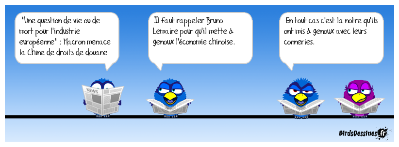 Les chinois doivent être morts de rire !