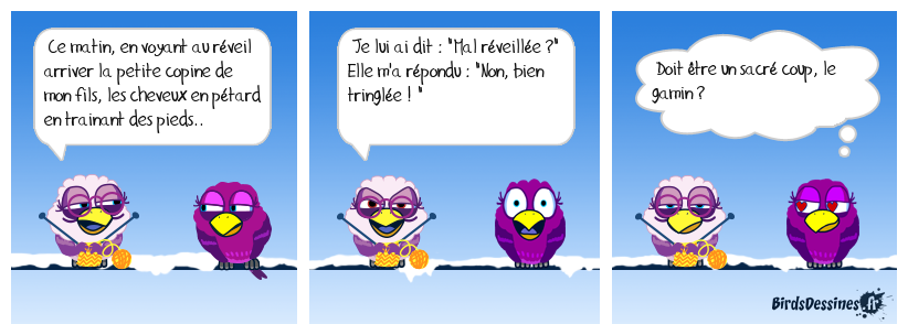 ☺ Le réveil de la copine de mon fils ☺☺