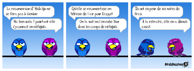 Pas d'âne au Haut Commissariat aux Réfugiés