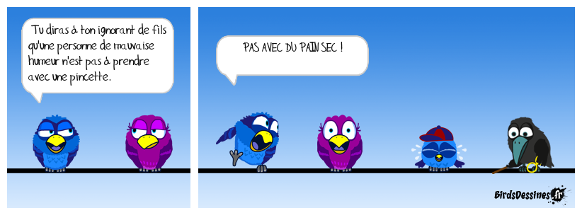 Il doit être sourd ce gamin.