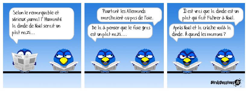 C'est vrai que les dindes ça les connait les cocos.