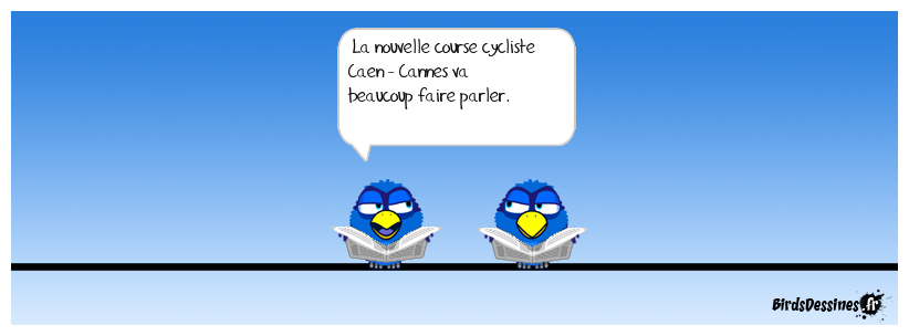 Une course qui cause