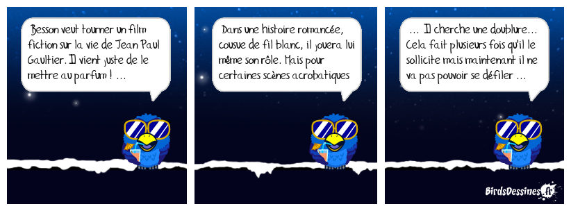 enfiler ... le costume d'acteur...