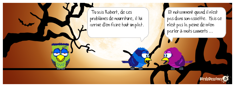 l'heure de se mettre à table ...