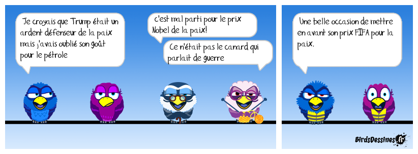 Guerre au Vénézuéla ou prix Nobel de la Paix ???