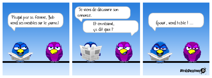 c'est l'amant table ...