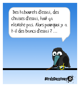 Encore un problème sur lequel je m'assois dessus