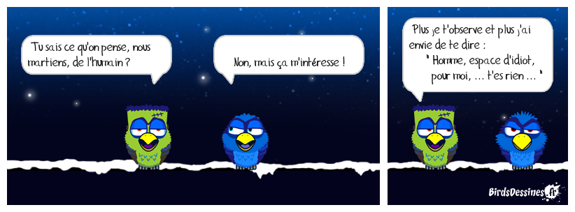 même dans l'espace, on n'est pas considéré !