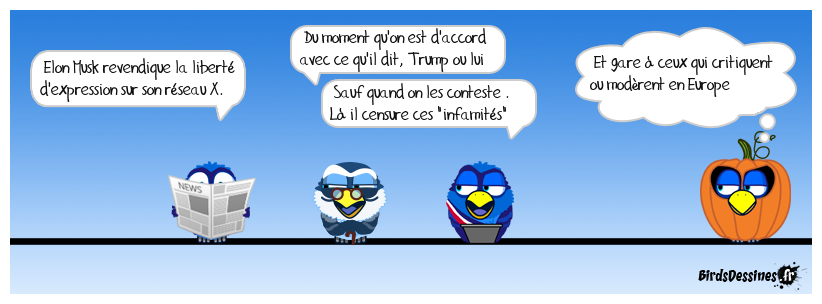 Aux US, il y a le 1er amendement !!!