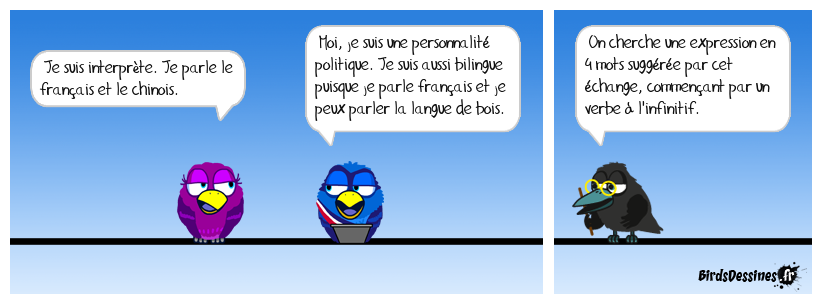 Verbidouillage n° 751 (expression française n° 450)