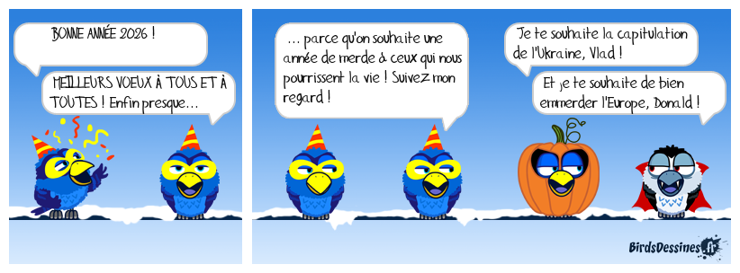 Bonne année à toute la volière !