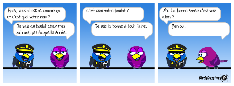 Je me disais aussi....