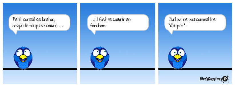 Toute la pluie tombe sur moi...