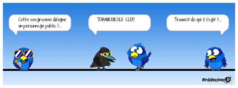 Anagram, bourre et bourre, et ratatam (2)