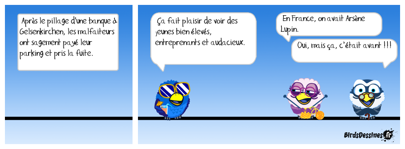 Gentleman cambrioleur !