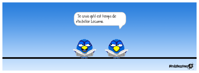 La sortie c'est par là