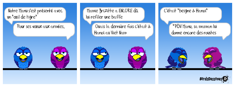 Quand mamie Brizitte corrige son petit garnement ...