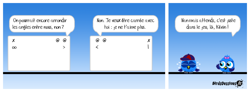 La partie de Minecraft-Birds