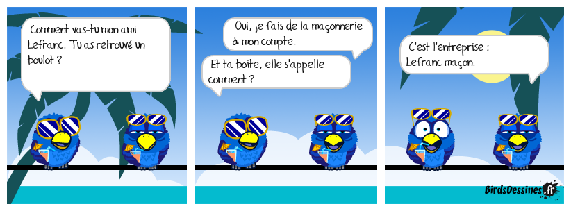 Il va construire des loges