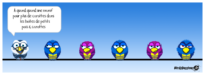 Maintenant pour un rien ils manifestent..