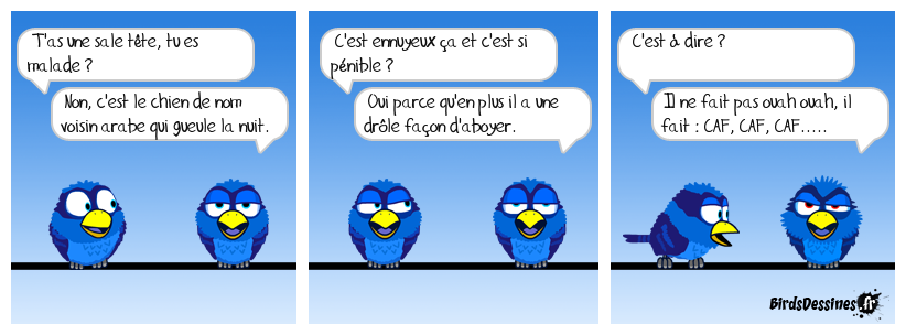 Je vais me faire traiter de raciste là....