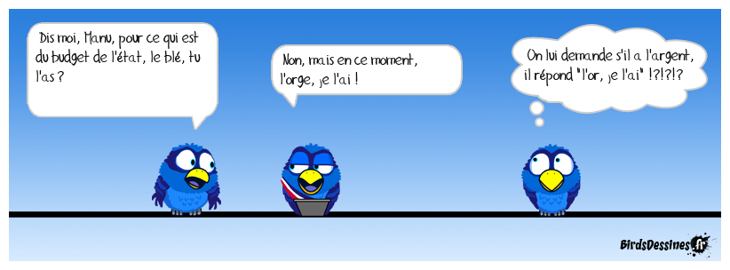 Ah, il ne parlait donc pas là de... 