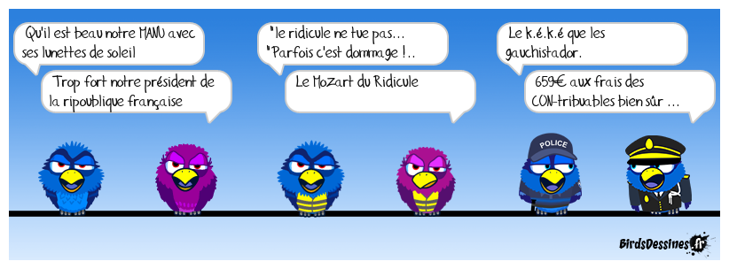 Dormez en paix bonnes gens ... Manu veille sur vous ...