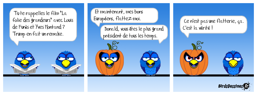 Donald n'arrête pas de faire son cinéma