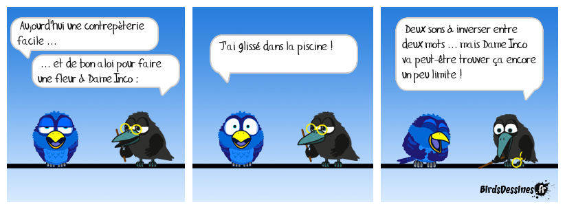 Contrepèterie 01 et en chanson !