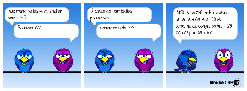 Les belles promesses ne sont que pour ceux qui veulent les croire ...