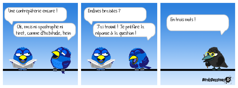 Contrepèterie du jour