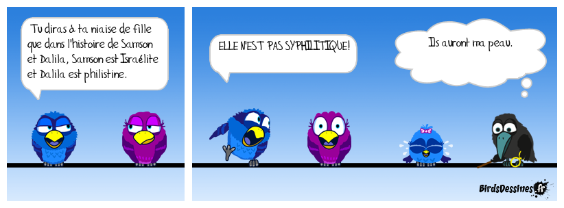 L'ancien testament revisité par les petits birds