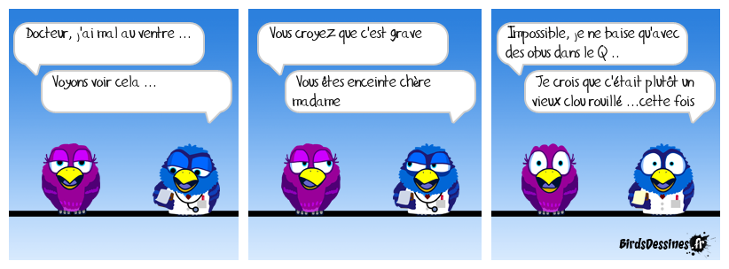 Toujours bien regarder où l'on pose ses fesses ...