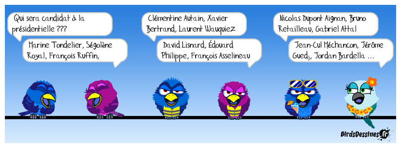 La liste n'est pas fermée ...