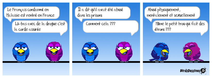 En françarabia il ne risquait rien