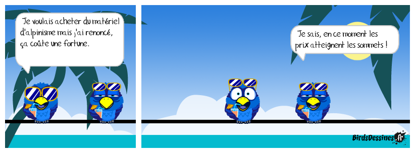 La vie devient dure.