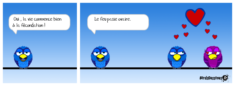 un signe que la vie commence